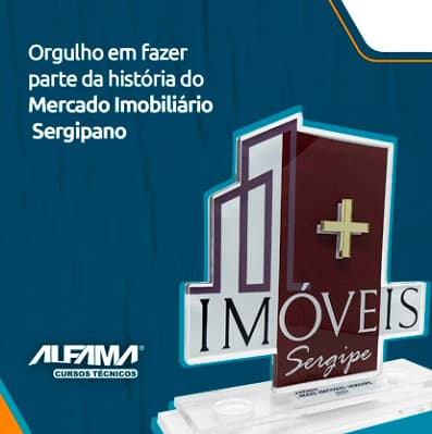 Alfama Cursos recebe o prêmio da Mais Imóveis Sergipe